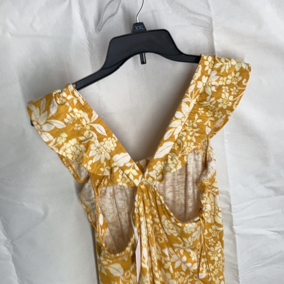 Relist7/20 LC Lauren conrad floral print ruffle sleeve tank top XS - Picture 12 of 17